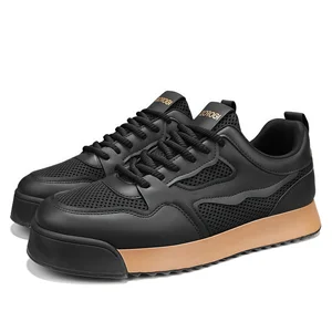 Waterproof, Anti-slip, Anti-oil, Breathable Mesh-lined Labor protection Fashion Sports Shoes, Casual Shoes, Men's Shoes