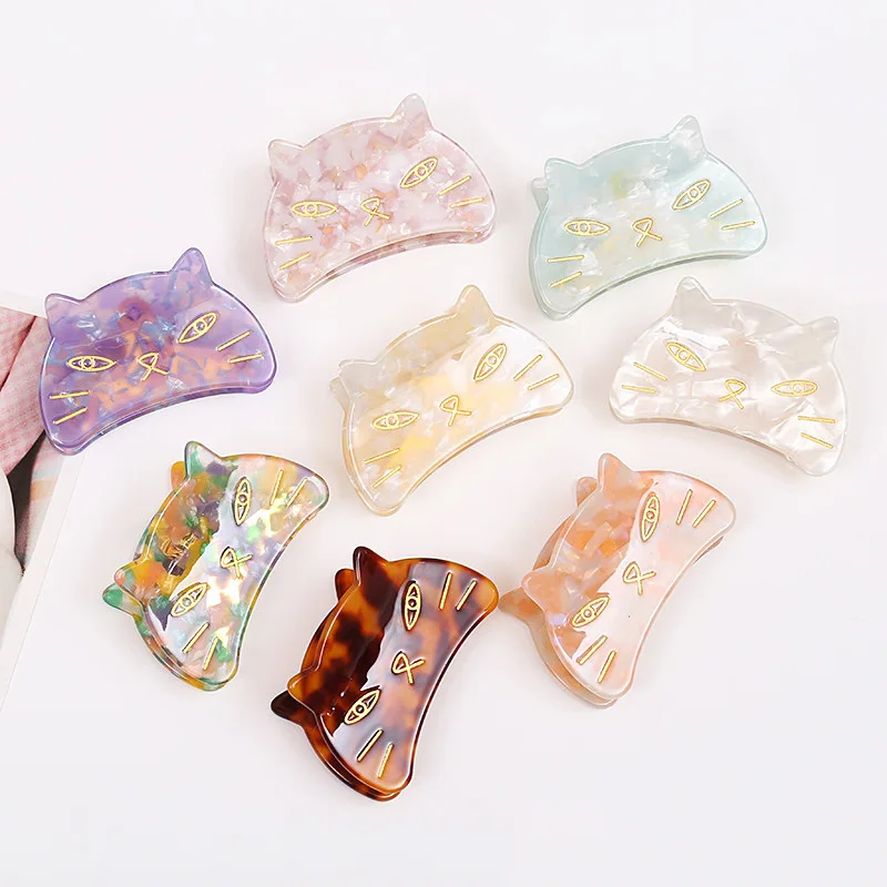 Fashion headwear accessory beauty plastic hair claws hair clips for women kids