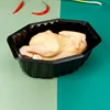 2617-11 (black) octagonal whole chicken tray