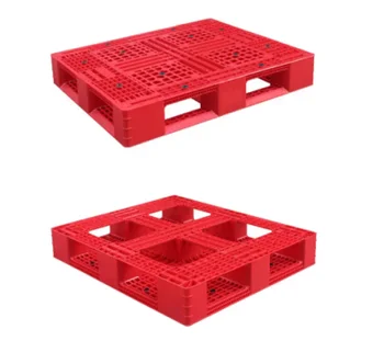 6 runners plastic pallet Heavy Duty Durable Heavy Duty 4 Way Moistureproof Euro Single Faced HDPE Plastic Pallet