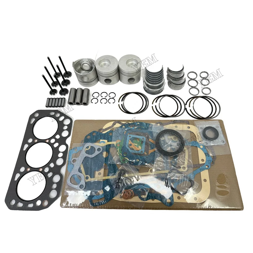 K3M Overhaul Rebuild Kit (No Liner) for Mitsubishi Engine MT300 MT301D Excavator