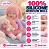 Pink Plush Bunny Hood Outfit