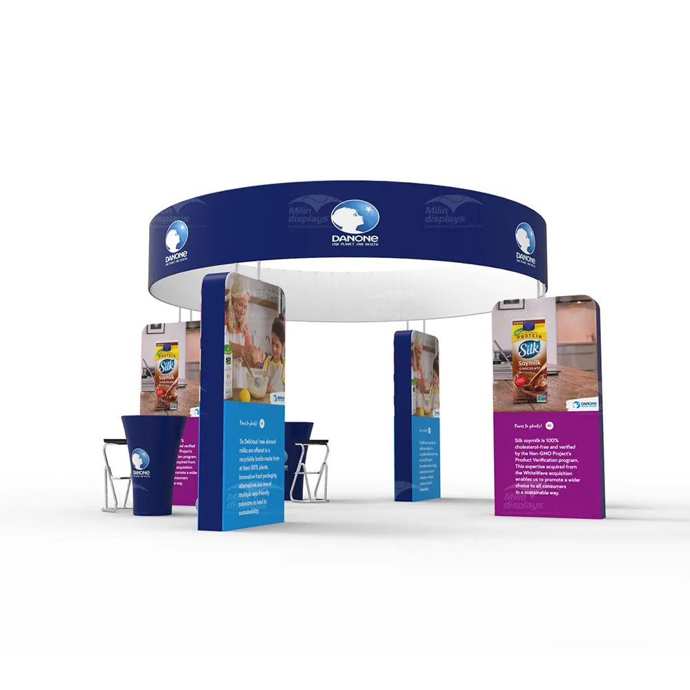 2020ft Portable Island Trade Show Booth Modular Exhibition Booth