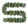 Spray white-pinecone red fruit-lights
