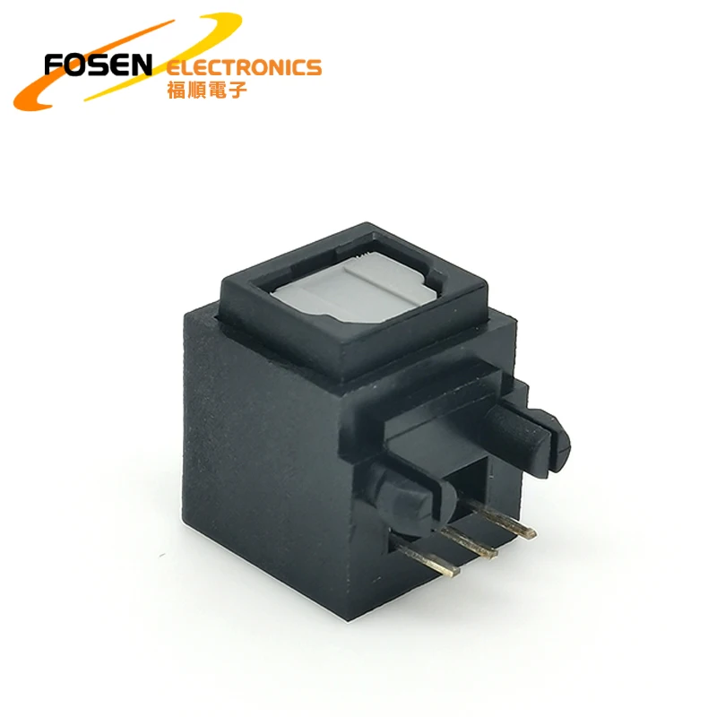 Original Toslink Jack For Pcb 3pin Vertical Spdif Female Connector Optical audio jack/ optical AV jack DQT(R)-026