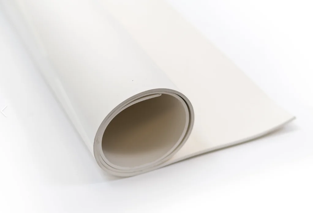 White Color Good Price Food Grade FDA  SBR CR NBR EPDM  Rubber Sheet