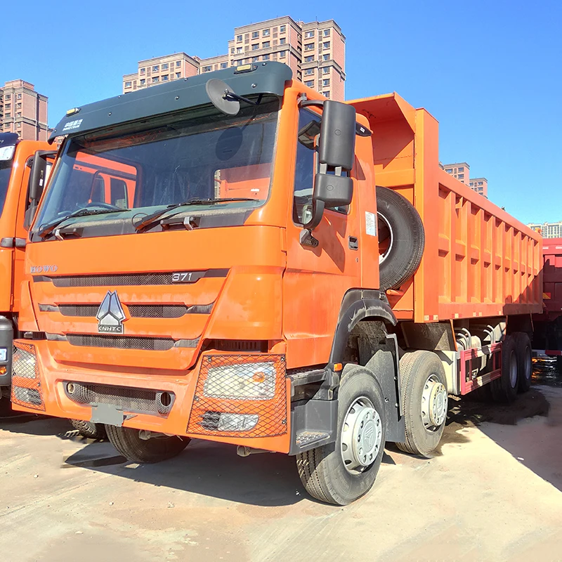 SINO TRUCK 12 Wheeler RHD 50tons Second Hand 8x4 Used HOWO Tipper Dump Truck