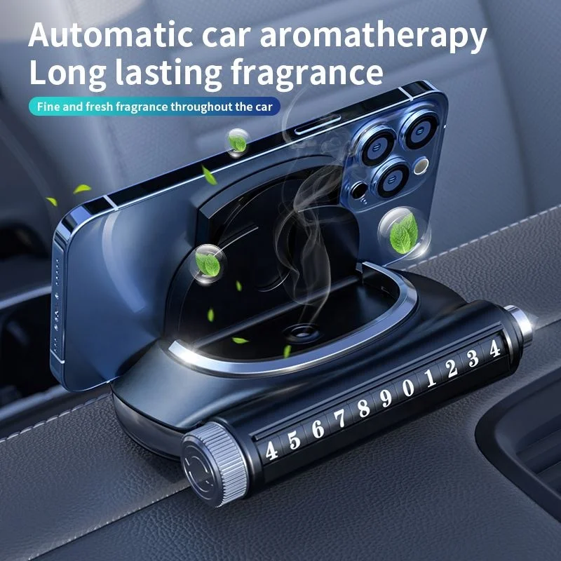 5 in 1 R100 Simple Fast Wireless Car Charger Fast Wireless Cell Phone Car Charger Mount