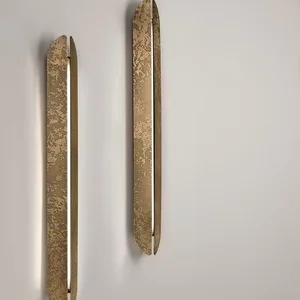 Hotel High Quality Hotel Luxury Unique Brass Wall Sconce Light Metal Indoor Lamp for Living Room Bedroom Hotel