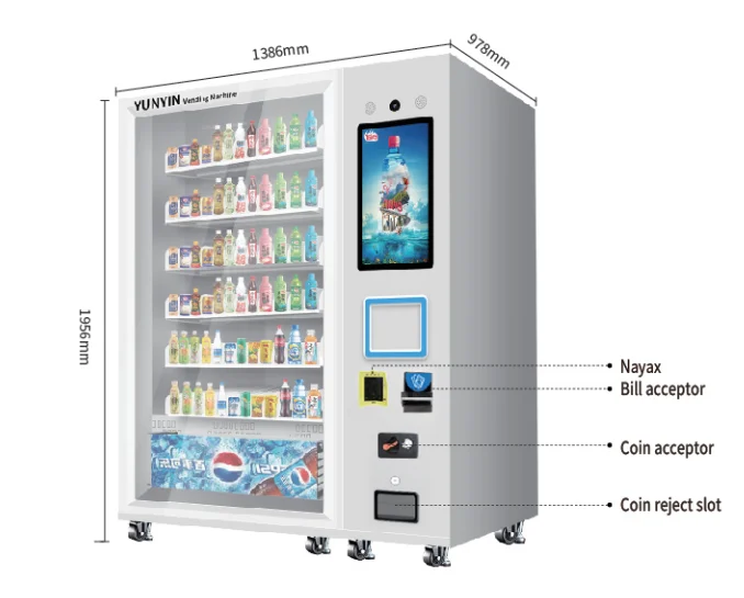 S4 Vending Machine with Elevator XY Elevator Vending Machine Fragile Commodities Vending Machine