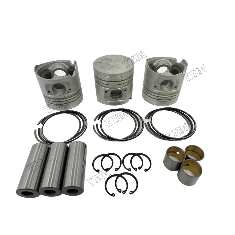 Piston Kit With Ring Compatible for Isuzu 3AD1 Engine Parts High Performance 5