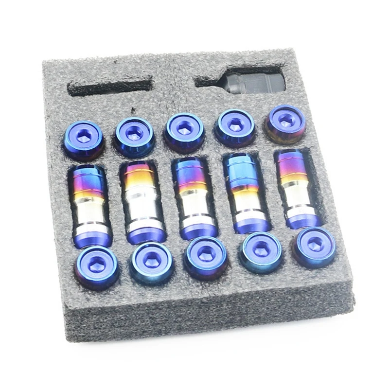 Volk Racing Concealed Heptagon Formula Steel Wheels Lock Lug Nuts Acorn ...