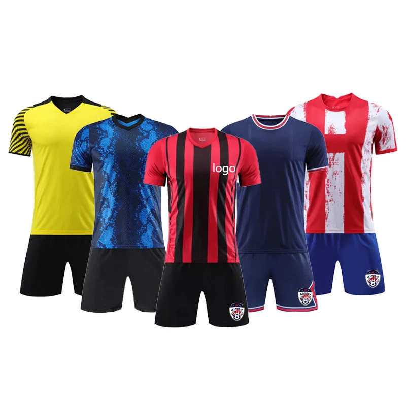 Custom Men Cheap Football Jersey Training Club Quick Dry Football Wear