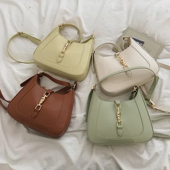 Fashion New High Quality PU Leather Handbag Luxury Bag Underarm Bag Women Handbags Ladies Handbags