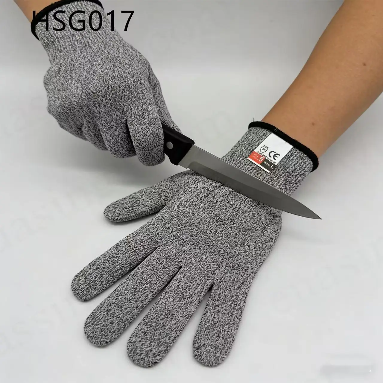 LXG,Demolition Work ANSI A9 Cut Resistant 40cm Optional Work Gloves Scrap Sorting Seamless Design Anti-Blade Safety GlovesHSG017