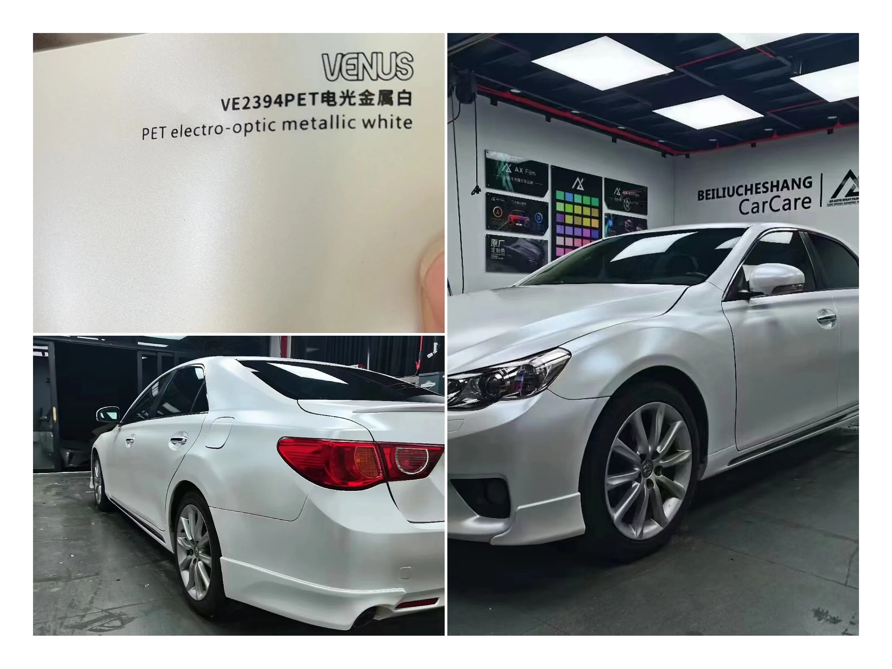 1.52x18m Airless Dual Color Car Wrap Body Sticker Car Wrap Film Car