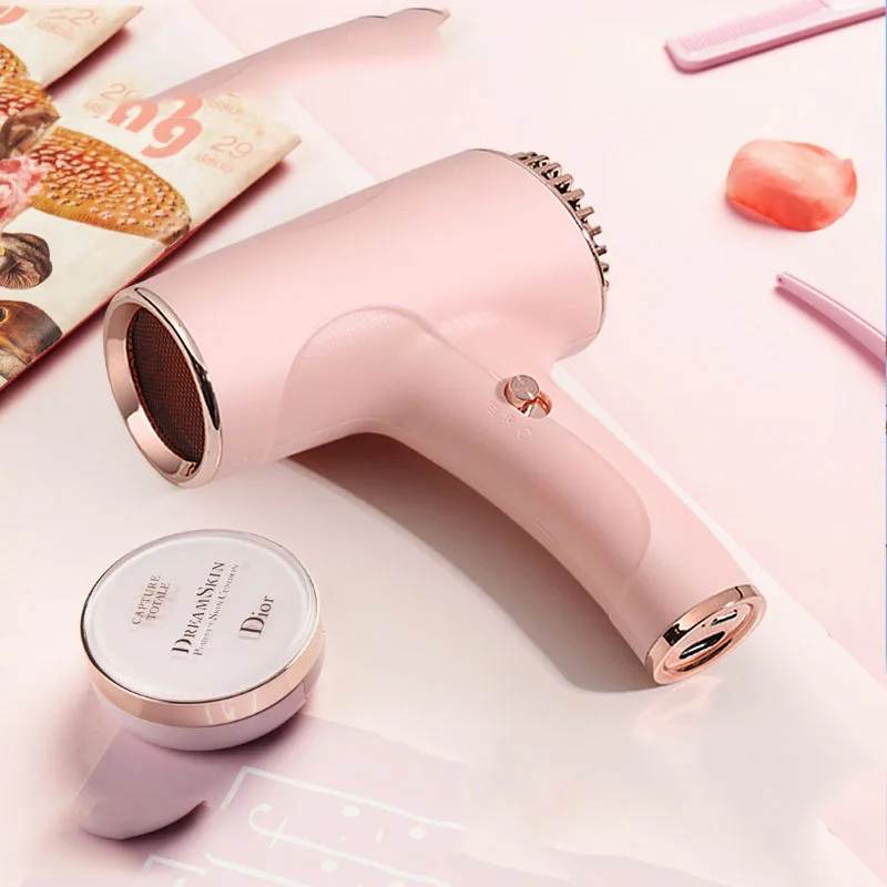 Professional Cordless Hair Dryer Mini Hair Dryer Portable Charge Long Lastin Convenient Outdoor 0284