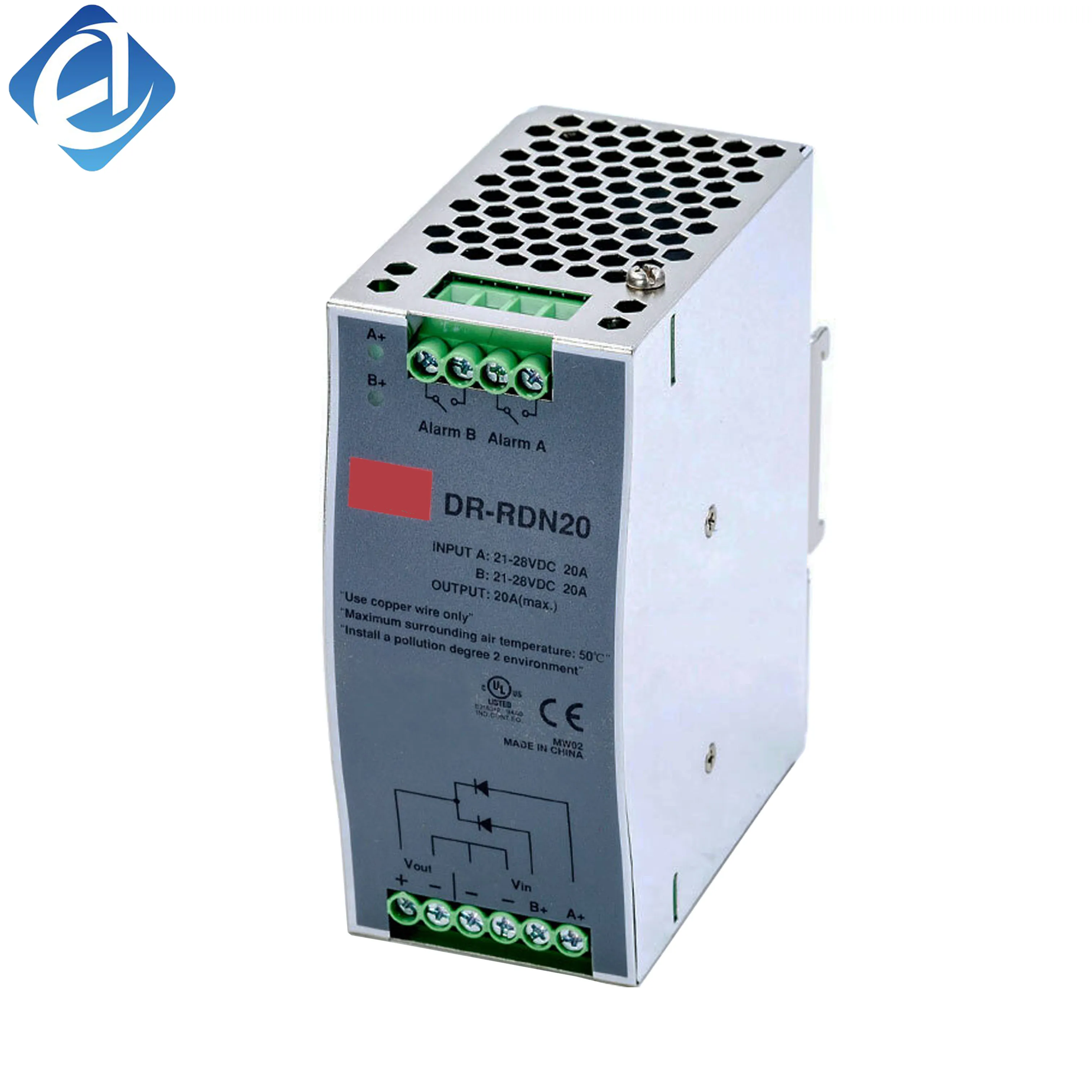  New Original DR-RDN20 Switching Power Supply, DR SeriesStable voltage output, low power consumption. Compact structure, easy wiring. Used for power supply of industrial sensors, controllers and automation devices.
