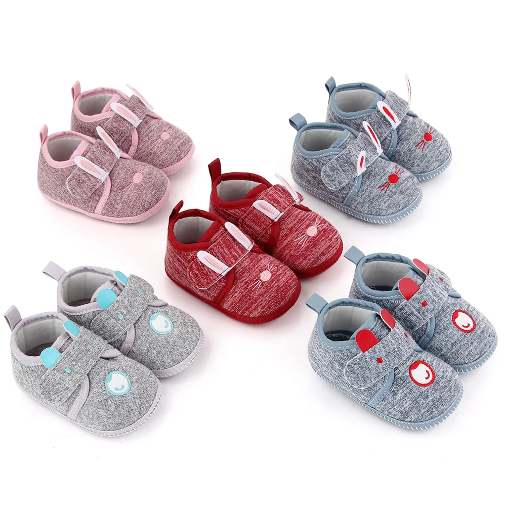 Wholesale Cute  Animals Soft Sole Fancy  Infant Newborn Baby Shoes for Boy and Girl