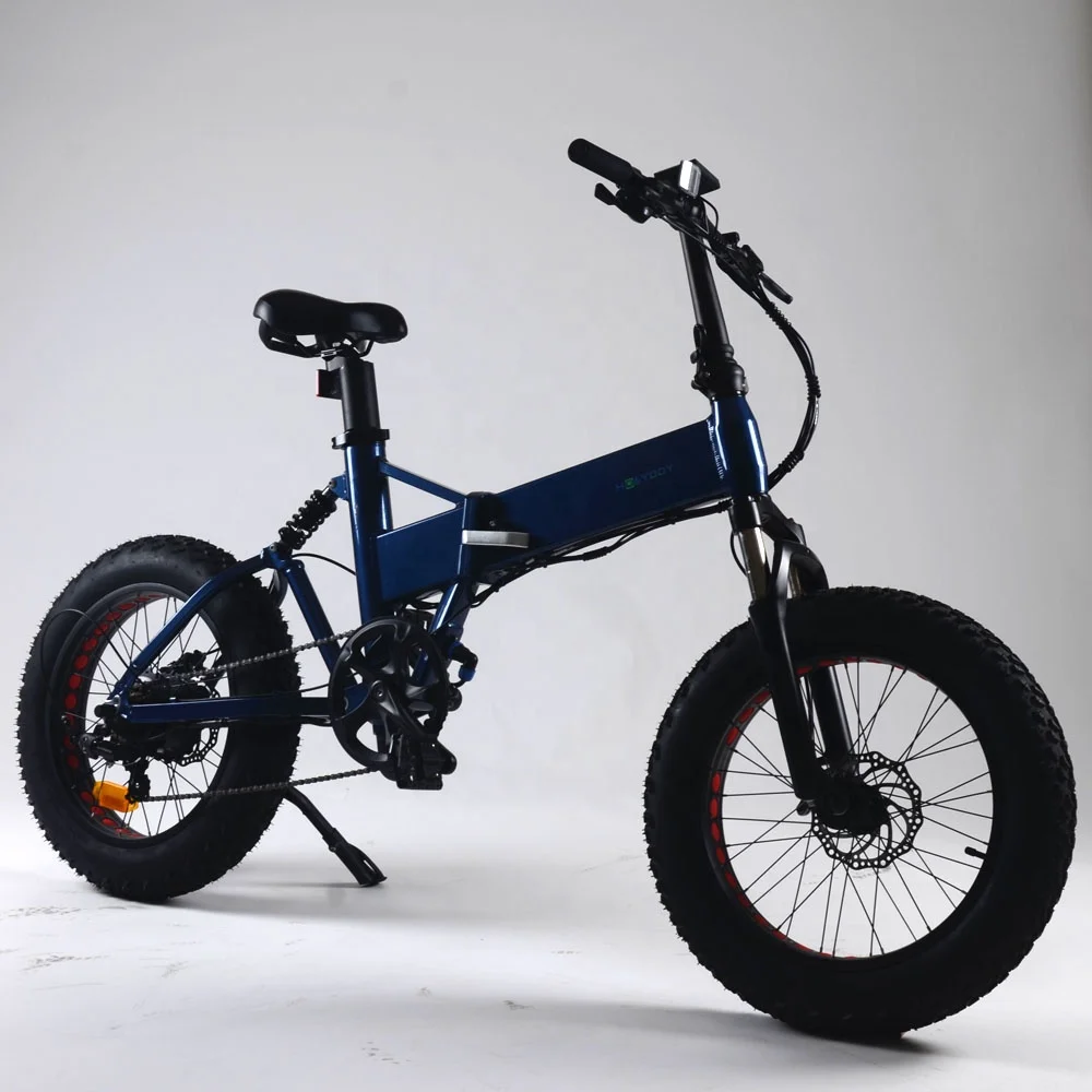 AWD Shimrno Kit Electric Fat Bike Powerful Brushless Motor 7 Speeds Aluminum Alloy Frame Folding Design Lithium Battery Power