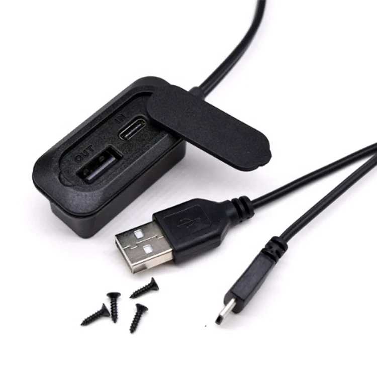 バックパック用USB Type C延長ケーブル オス-メス USB Cコネクタ