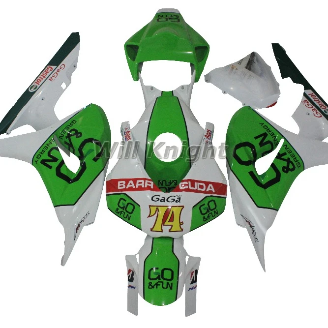 Комплект обтекателей для Honda CBR1000RR CBR1000 2006 2007 Green GaGa 74 Edition