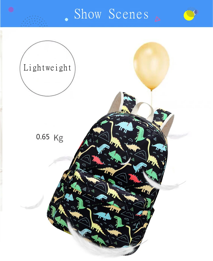 Wholesale Waterproof School Bag Set Kids Bagpack 3-piece Backpack With Lunch Bag for Boys Teenagers