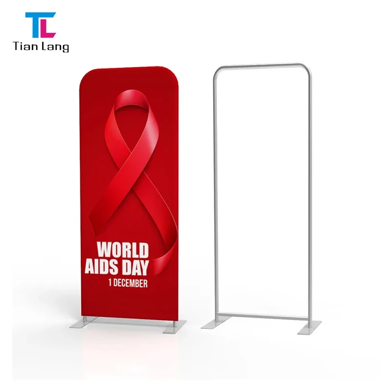 天朗 高品質 8フィート テンションファブリック グラフィック フォトブース バックドロップサイズ ピローケース バックドロップ ファブリックディスプレイ