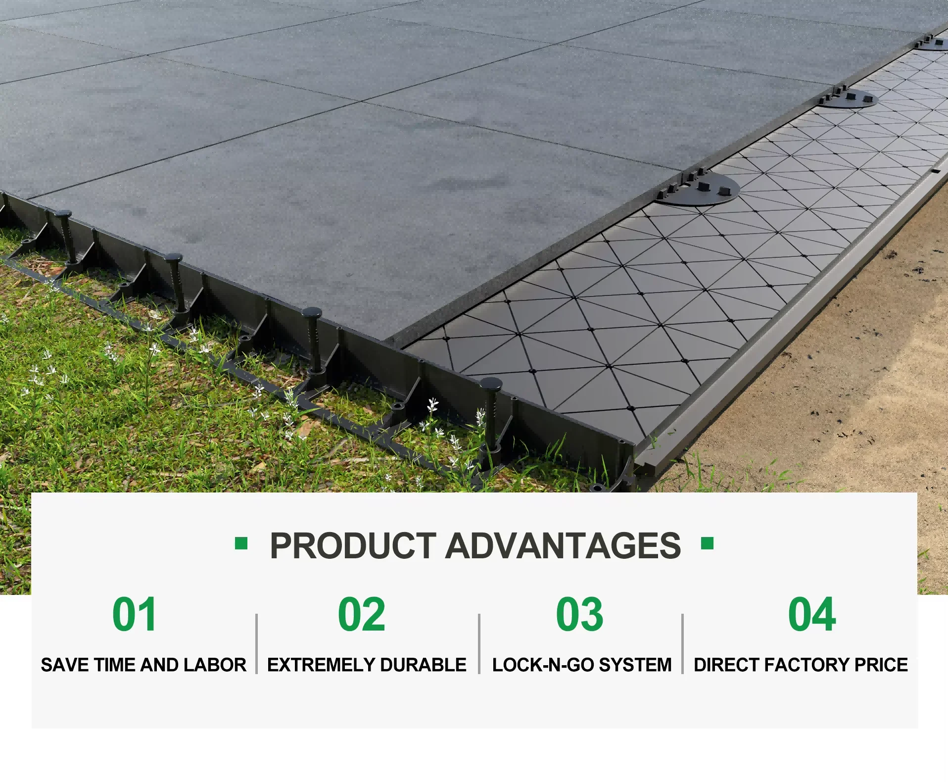 Paving Base Panel Paver Base Panel EPP for Landscaping - Durable & Stylish