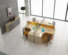 Orange office  workstations
