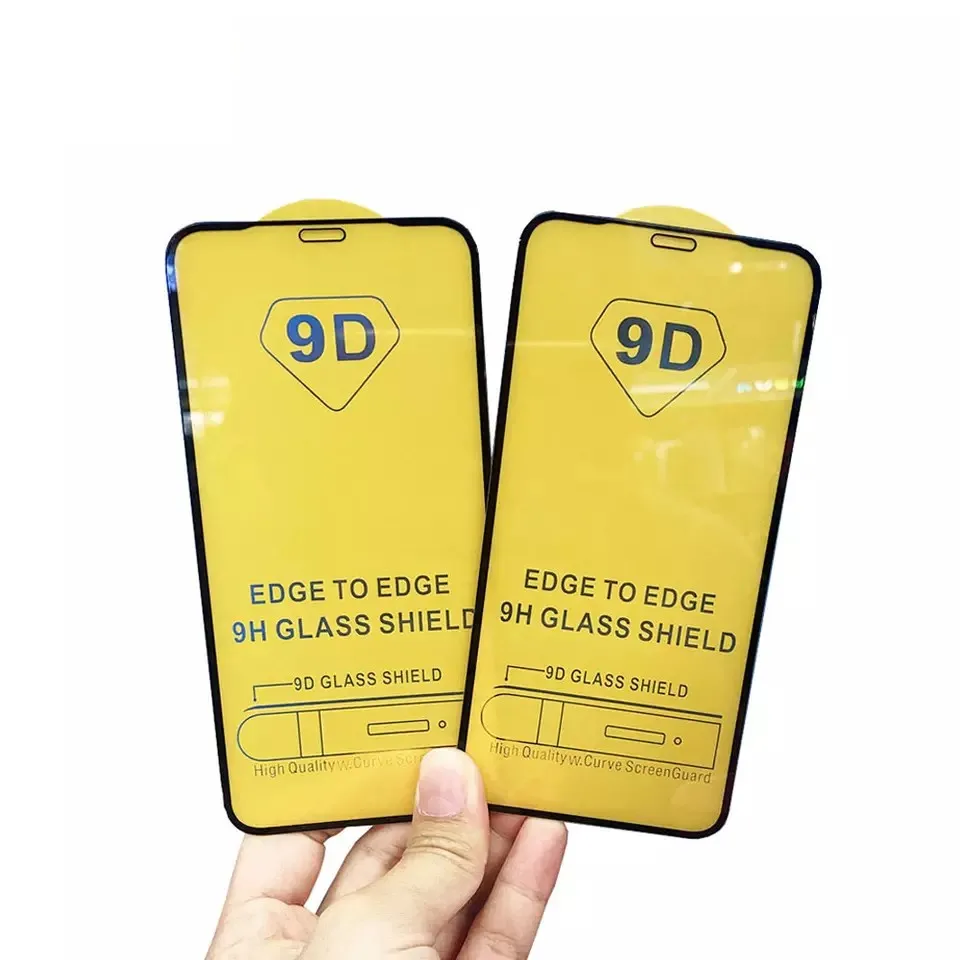 9D 9H Tempered Glass Screen Protectors for Samsung Phones