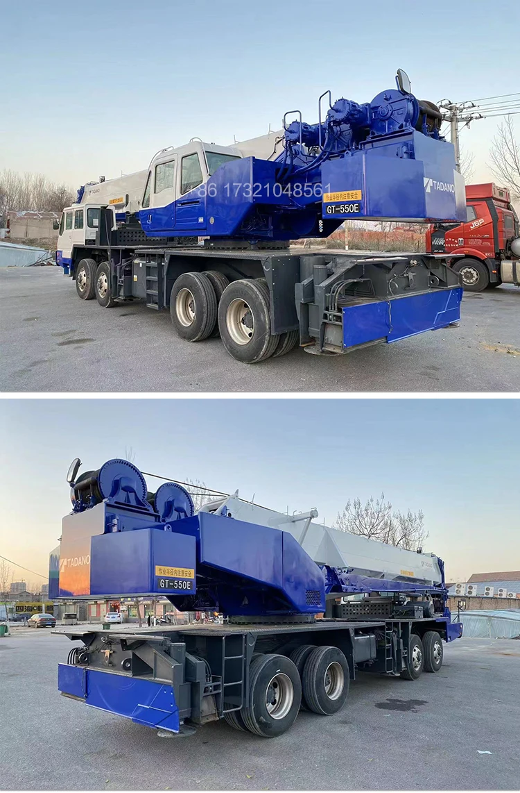 Used 50 Ton 55 Ton Japan Original Tadano Gt-550e Mobile Truck Mounted Crane