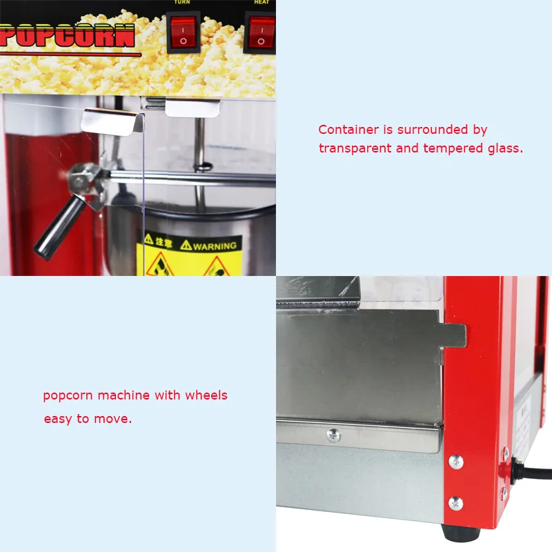 TARZAN automatic popcorn making machine commercial machine popcorn details