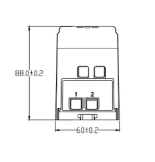 Din Rail STS Prepaid Energy Meter with 60A Max Current 15 Years Lifespan and IEC62056-21 Compliance