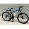 Black with blue