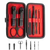 [Black Red] 7 Piece Set