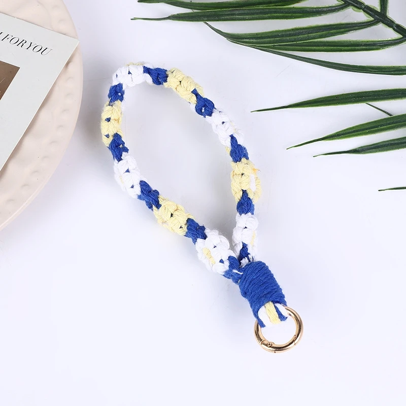 Cordini Telefono Boho CNYMANY - 3 Set Macramé Con Linguette Anti-Smarrito