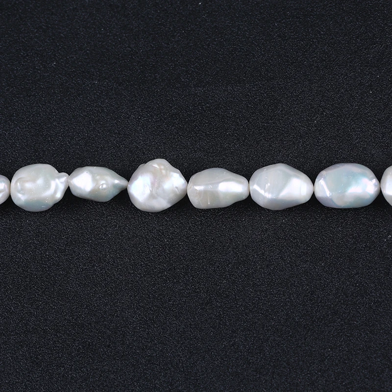 Алмазные бусины из пресноводного жемчуга для изготовления ювелирных изделий