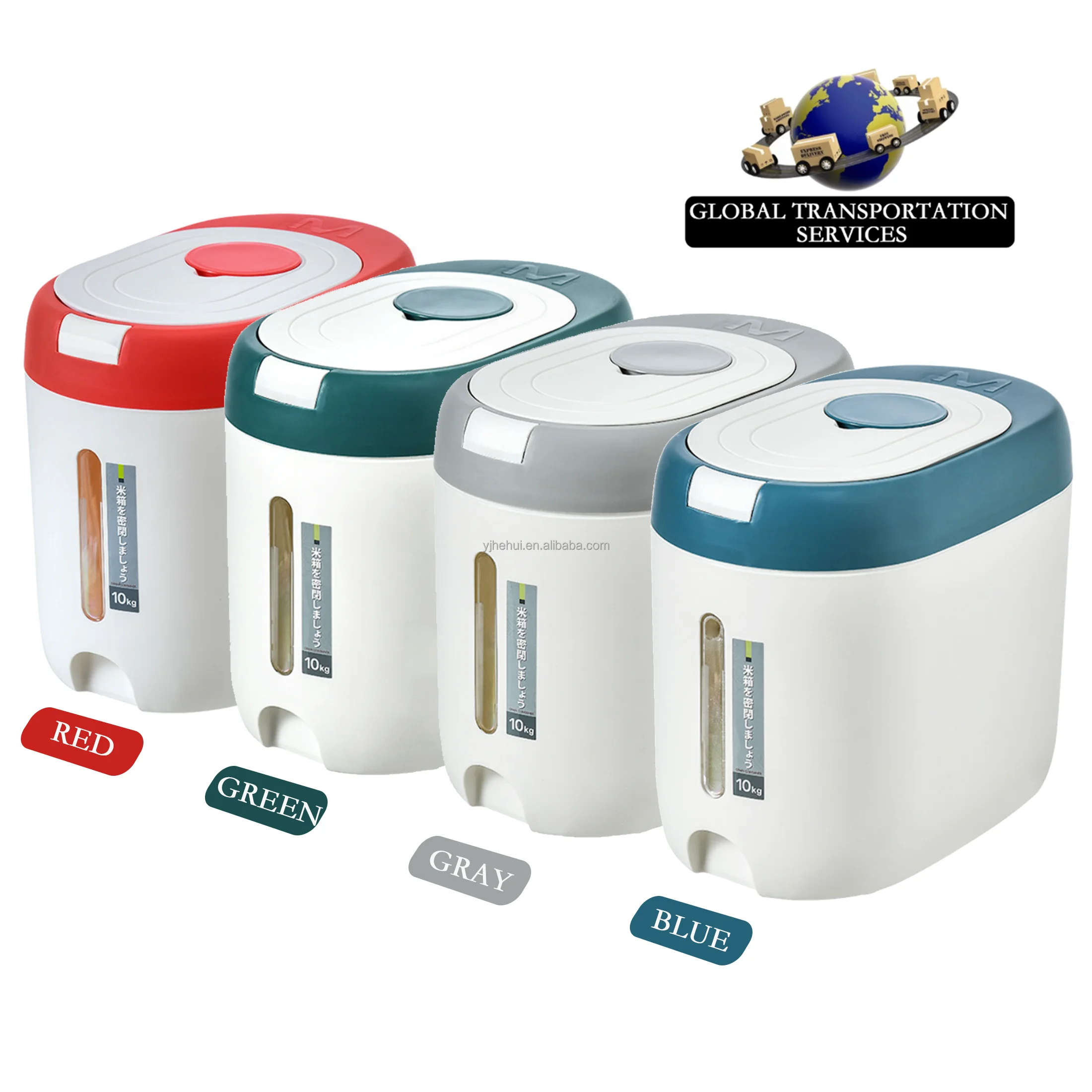 Wholesale 10kg Kitchen Plastic Storage Container Moistureproof Insect