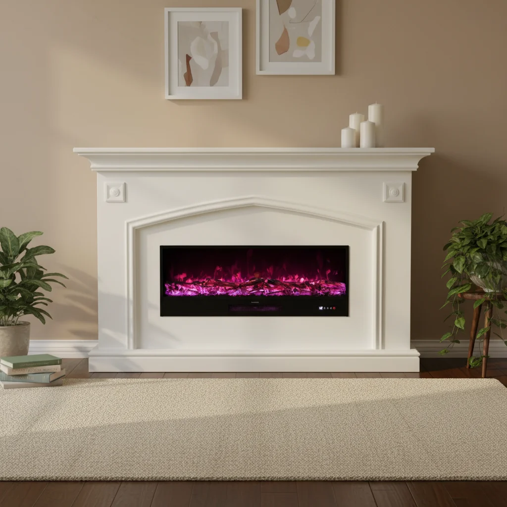 Electric Fireplace, 500mm, Wall - detail 40