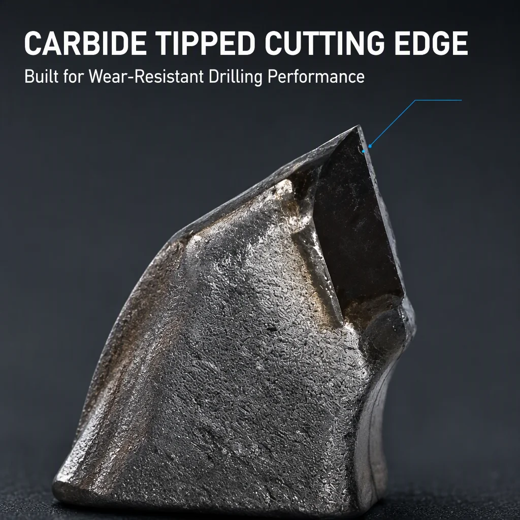 HDD Backreamer Teeth, Weld on Tungsten Carbide Pick, Horizontal Directional Drilling Cutter, Trenchless Drilling Tool
