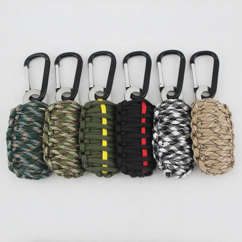 Paracord  Hand Grenade 18 in 1 Outdoor Emergency Kit Hiking Camping Hunting Preparedness Kit