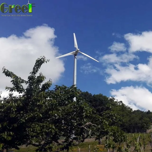 Pitch Control High Output Horizontal Axis 1kw 2kw 3kw 5kw 10kw 20kw 30kw Eolic Wind Generator Connect to Grid