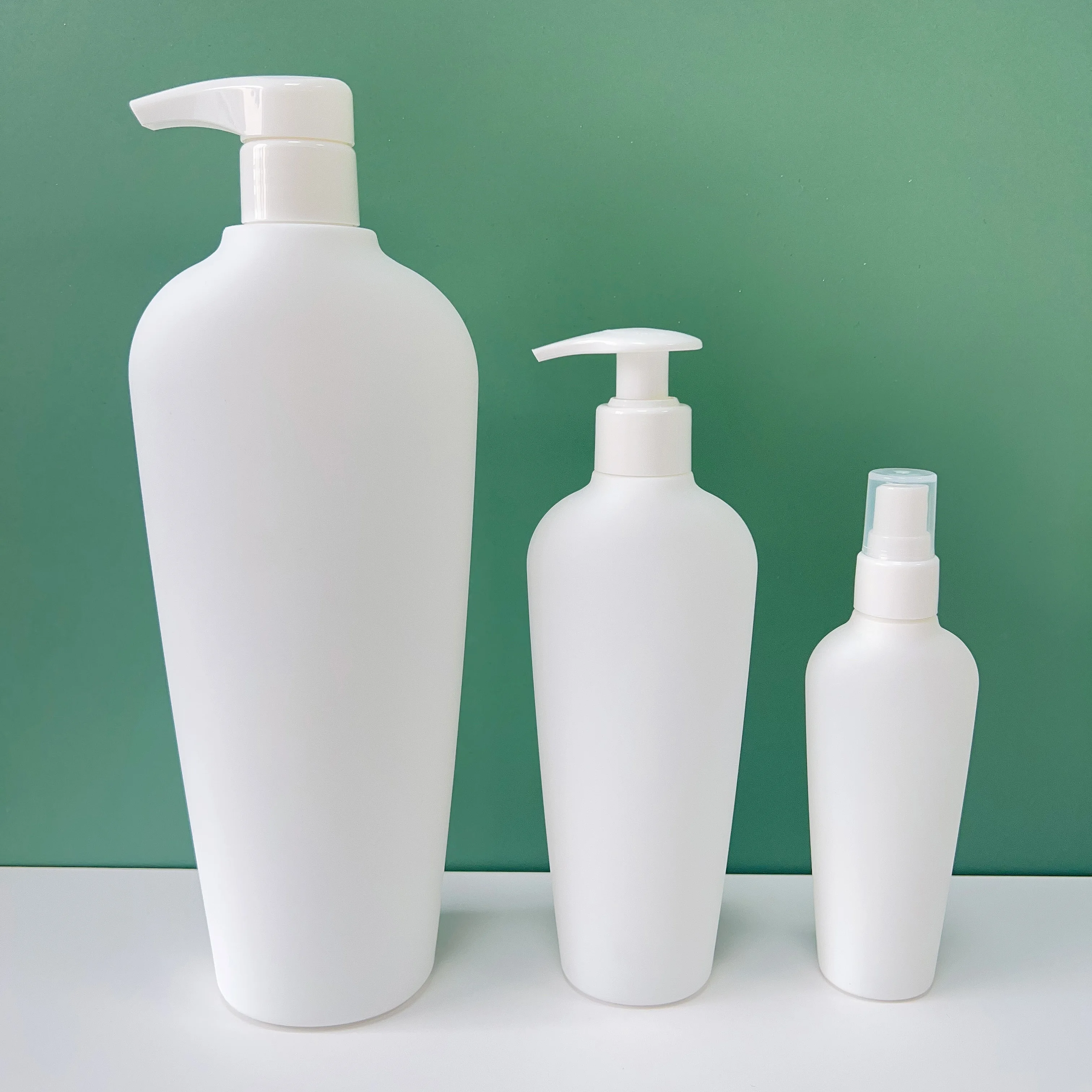 Factory Direct HDPE 90ML 240ML 700ML Soft Touch Shampoo Body Wash Plastic Bottle