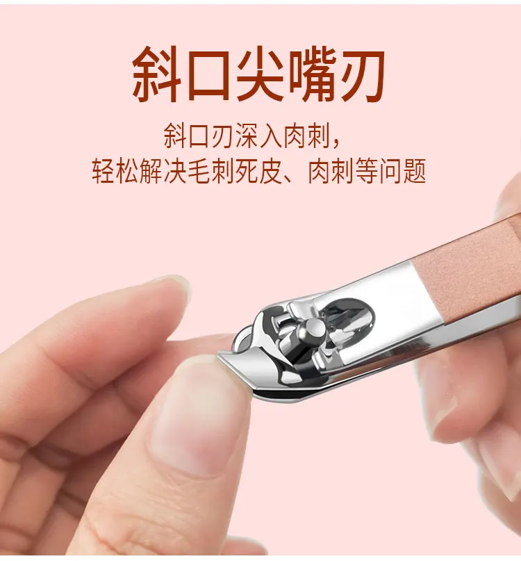 OEM Design Customized Logo Wholesale Stainless Steel Sharp Nail Clippers In Iron Boxes