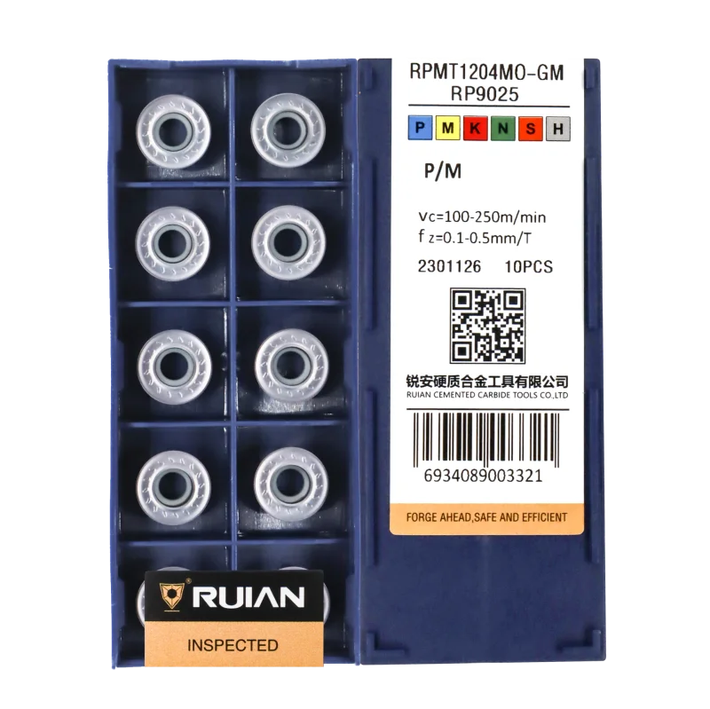 thumbnail image 2 of CK 10-Pack RDMT1204MO ZM1135 Carbide Inserts For Milling Cutters - RPMW / RPMT 2 of 6