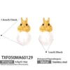 Txf050-gold earrings
