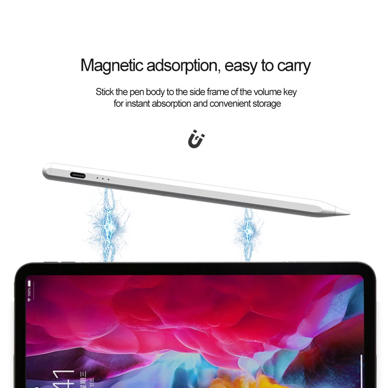 Палм отказ емкостный планшет сенсорный экран Активный стилус для ipad apple карандаш с функцией наклона
