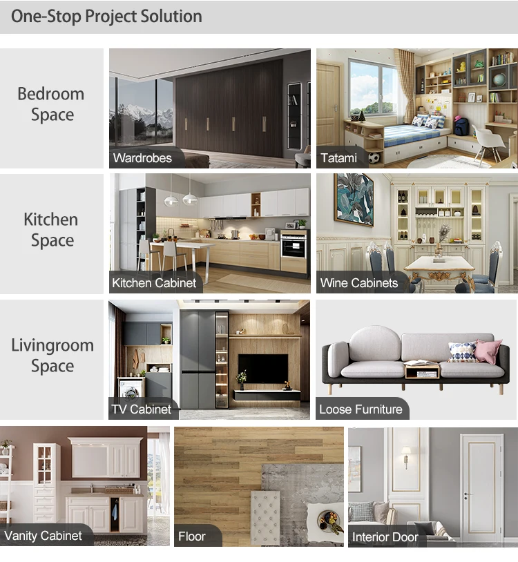 White Shaker Solid Wood Kitchen Set American Luxury Kitchen Crown Moulding