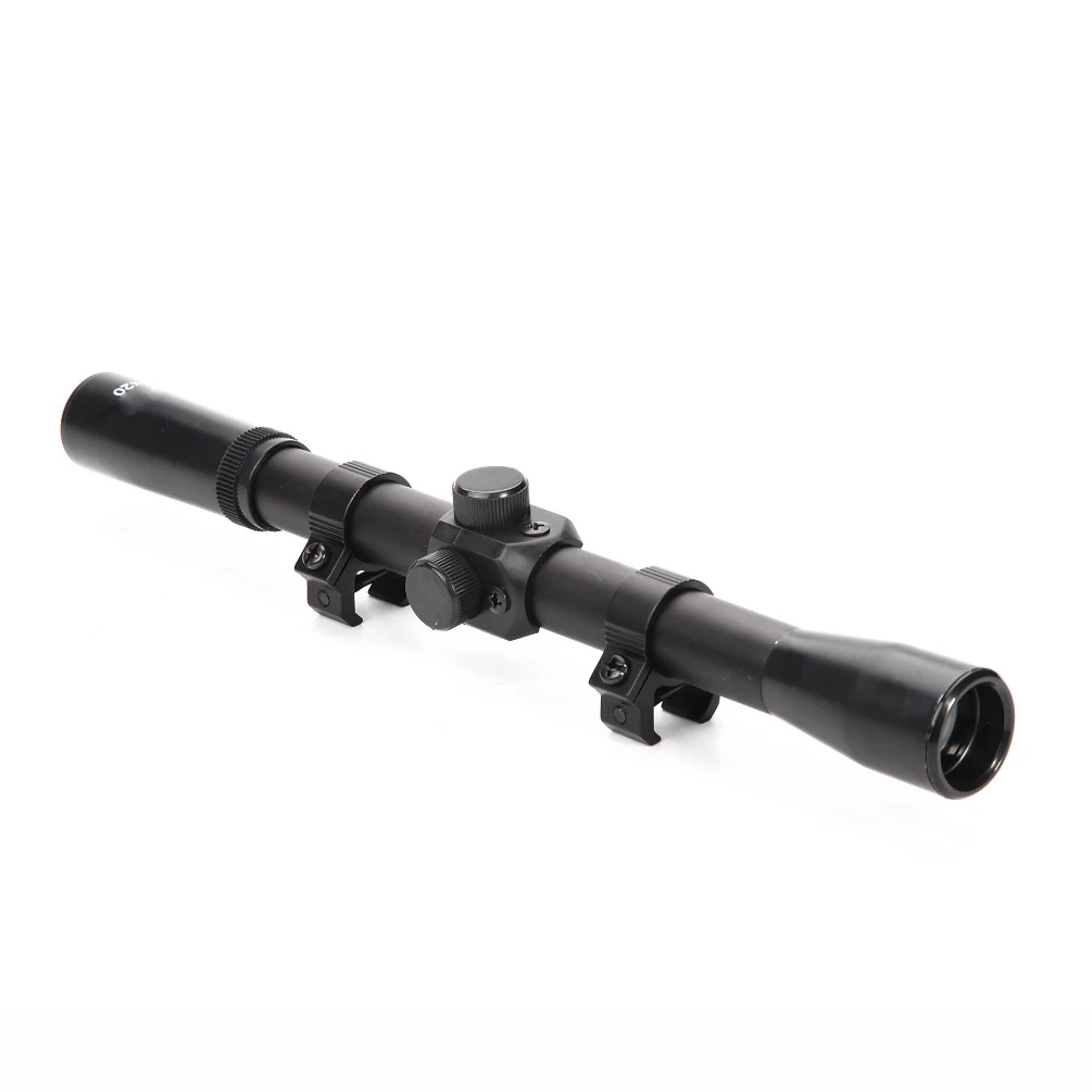Gluck OEM Factory Price Outdoor Optical Sight Scope 4x20 Long Range Tactical Hunting Sight Telescopic Scopes With Free Mounts